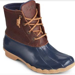 Women's Top-Sider Saltwater Water-Resistant Cold Weather Duck Booties NWOT
